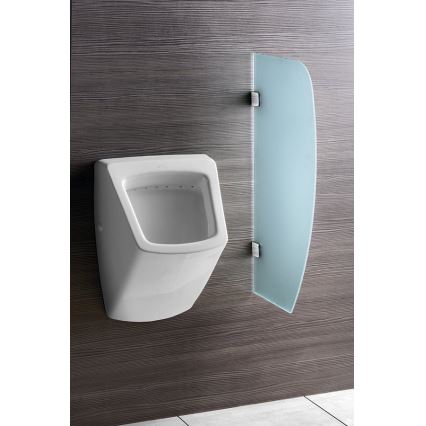 Sapho - Pisuarų pertvara 40x80 cm matinio stiklo