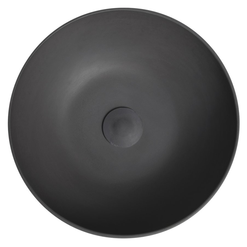 Sapho - Praustuvas ant stalviršio FORMIGO skersmuo 39 cm betonas/antracitas