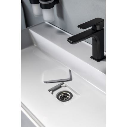 Sapho - Praustuvas ant stalviršio GODIVA 68x44 cm marmuras/balta