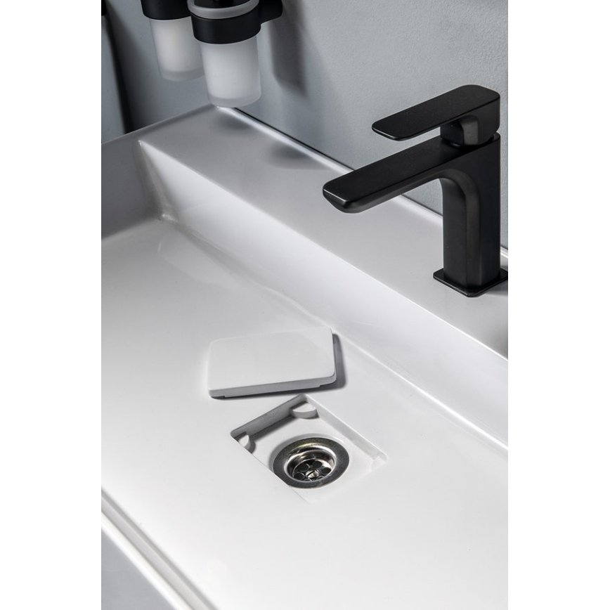 Sapho - Praustuvas ant stalviršio GODIVA 68x44 cm marmuras/balta