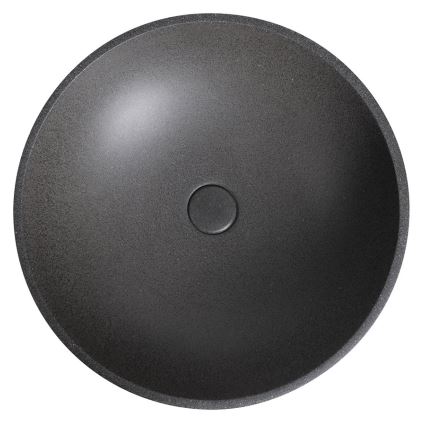 Sapho - Praustuvas ant stalviršio TURF pr. 44 cm betonas/juodas granitas