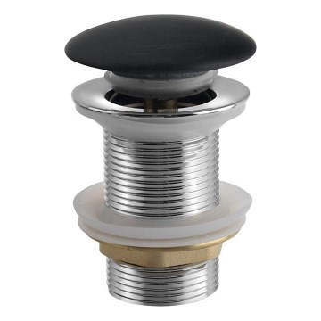 Sapho - praustuvo Click-Clack uždarymas BLOK, skersm. 6,7 cm, marquin/matinė juoda