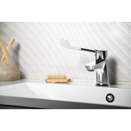 Sapho - praustuvo maišytuvas LEA 15,4 cm blizgus chromas