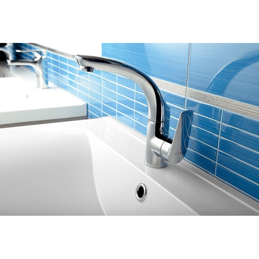 Sapho - Praustuvo maišytuvas SOLITER 18 cm, blizgus chromas