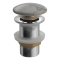 Sapho - Praustuvo uždarymo mechanizmas Click-Clack DALMA, skersmuo 6,7 cm, pilka