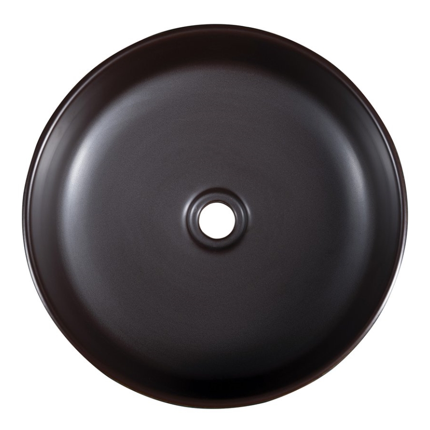 Sapho - PRIORI stalviršio praustuvas, skersmuo 41 cm, rudos/mėlynos spalvos