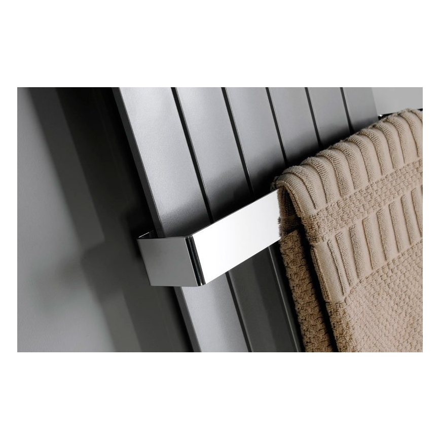 Sapho - Sieninė rankšluosčių kabykla COLONNA 8x65 cm šlifuotas nerūdijantis plienas