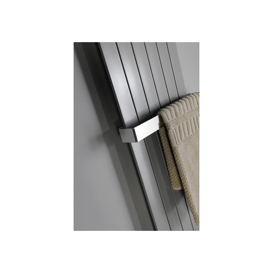 Sapho - Sieninis rankšluosčių laikiklis COLONNA 8x34 cm, poliruoto nerūdijančio plieno