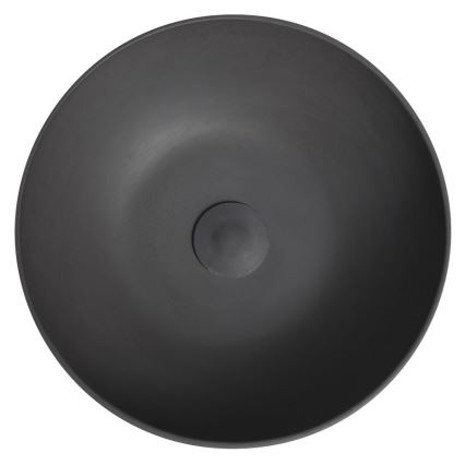 Sapho - stalviršinis praustuvas FORMIGO, skersmuo 39 cm, betonas/antracitas