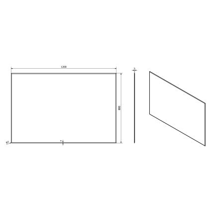 Sapho - Veidrodis ACCORD 120x80 cm
