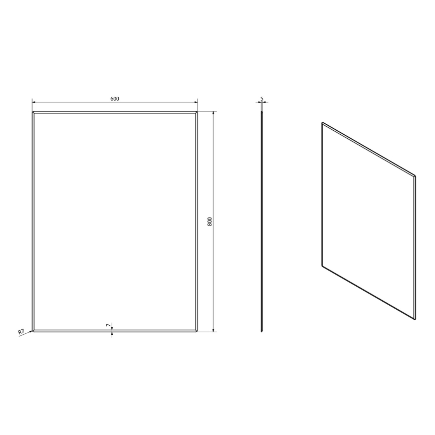 Sapho - Veidrodis ACCORD 60x80 cm