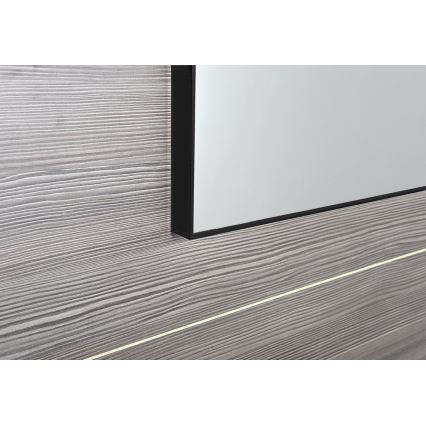 Sapho - Veidrodis su rėmu AROWANA 50x80 matinė juoda