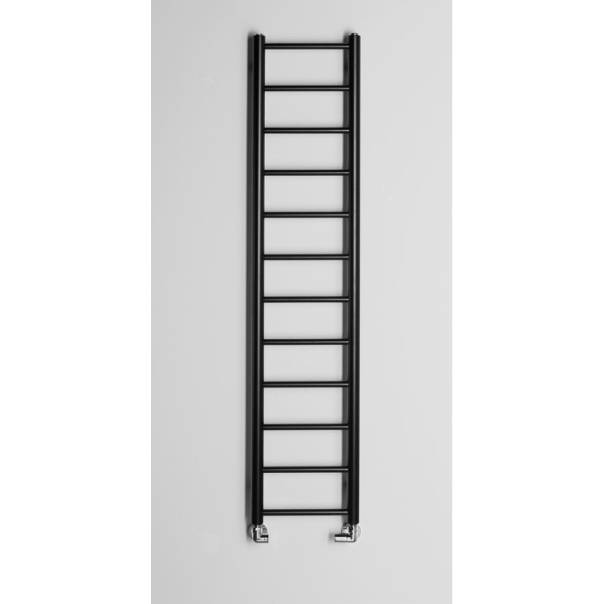 Sapho - Vonios radiatorius DINA 138x30 cm matinė juoda