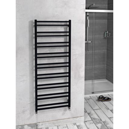 Sapho - vonios radiatorius METRO DOS 143x55 cm matinė juoda