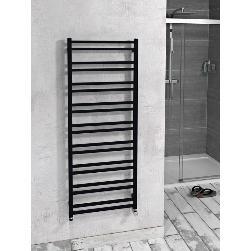 Sapho - vonios radiatorius METRO DOS 143x55 cm matinė juoda