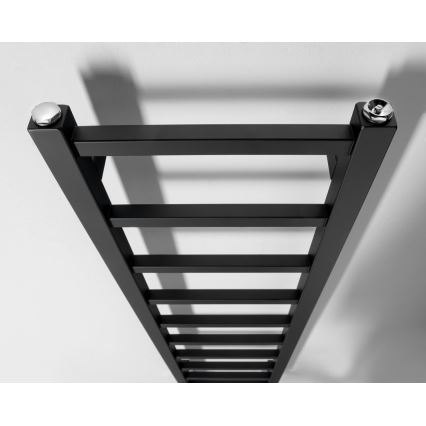 Sapho - Vonios radiatorius METRO LIGHT 114x30cm matinė juoda