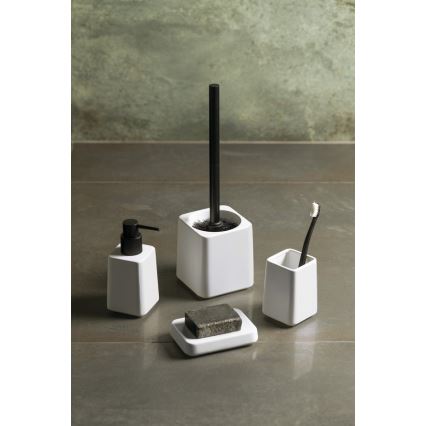 Sapho - Vonios rinkinys 4 vnt. baltas/juodas