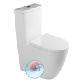 Sapho - WC kombi TURKU apatinis/galinis nuotekų išvedimas keramika/balta