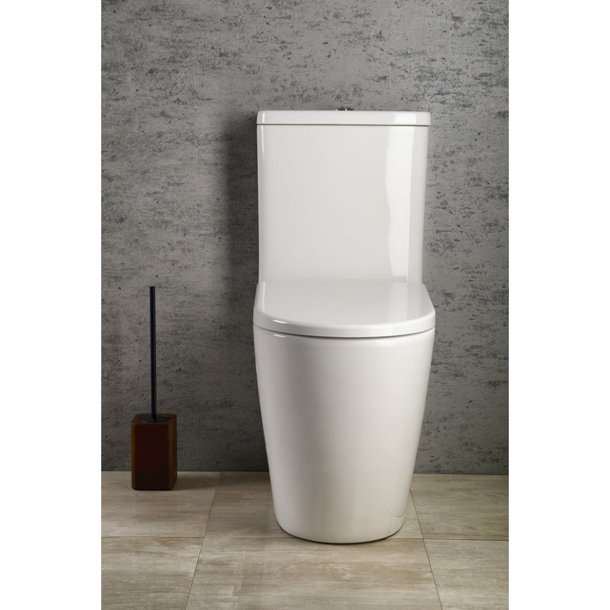 Sapho - WC kombi TURKU apatinis/galinis nuotekų išvedimas keramika/balta