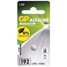 šarminės baterijos  (tabletė) LR41 GP ALKALINE 1,5V/24 mAh