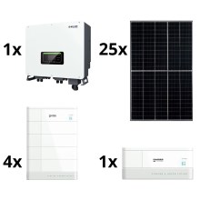 Saulės energ. komplektas SOFAR Solar -10kWp RISEN + hibridinis keitiklis 3f + 10,24 kWh baterija