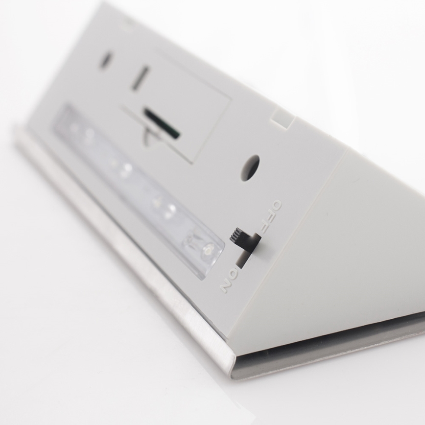Saulės energija įkraunamas LED namo numeris LED/1,2V 200 mAh IP44
