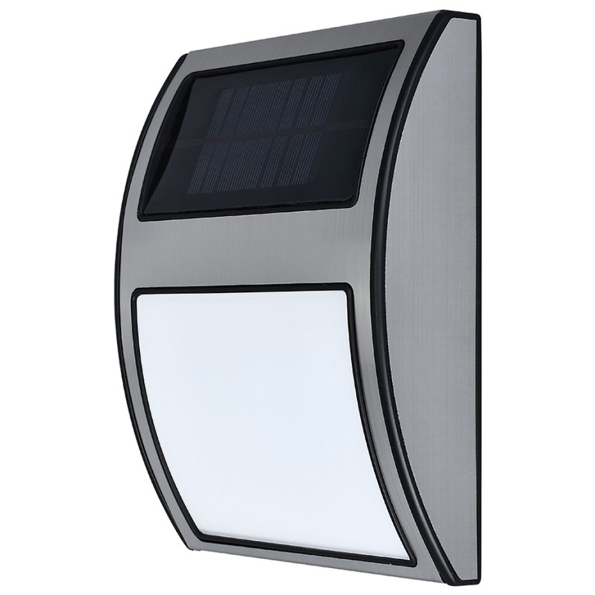 Saulės energija įkraunamas LED namo numeris LED/3x0,1W/2,4V 1200 mAh IP44