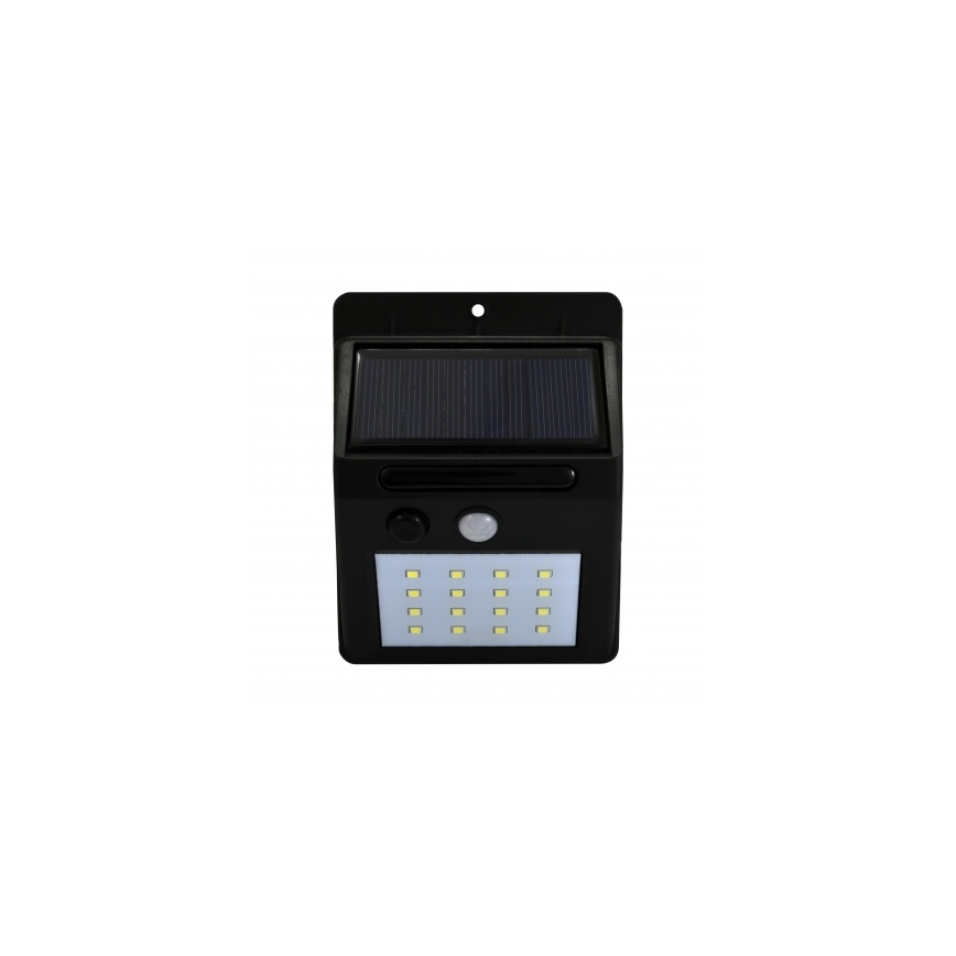 Saulės energija įkraunamas sieninis LED šviestuvas su jutikliu LED/2.2W