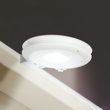 Saulės energija maitinamas LED sieninis šviestuvas LED/1,2V 1000 mAh IP44 balta