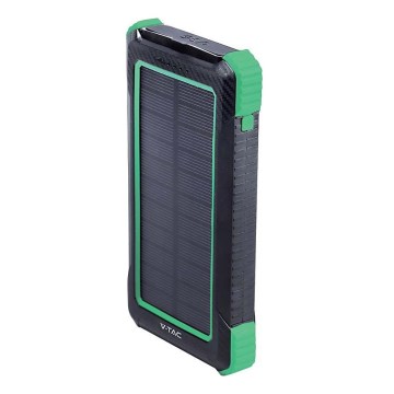 Saulės energijos bankas Power Delivery 10000mAh/10W/5V juodas