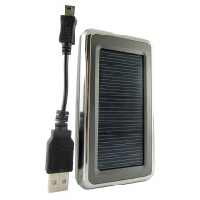 Saulės energijos įkroviklis BC-25 2xAA/USB 5V