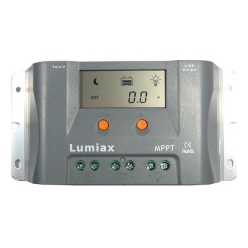 Saulės energijos įkrovimo reguliatorius MPPT 12V/15A IP32