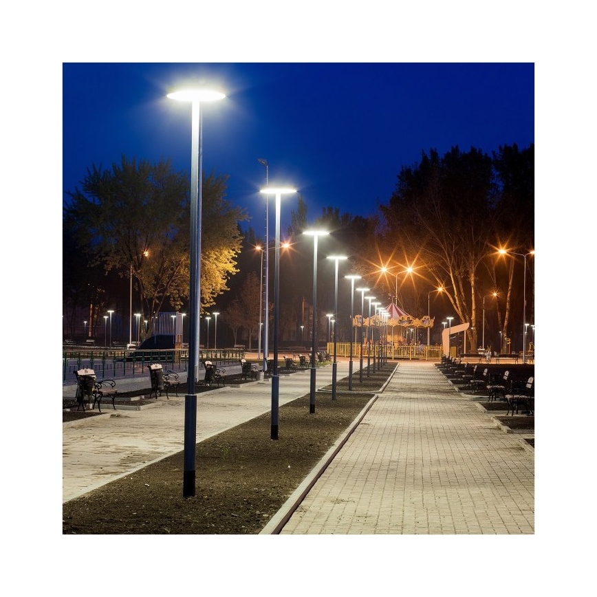 Saulės gatvės lempa su LED ir jutikliu SOLSUMI LED/25W/3,2V IP54 25000 mAh + nuotolinio valdymo pultas
