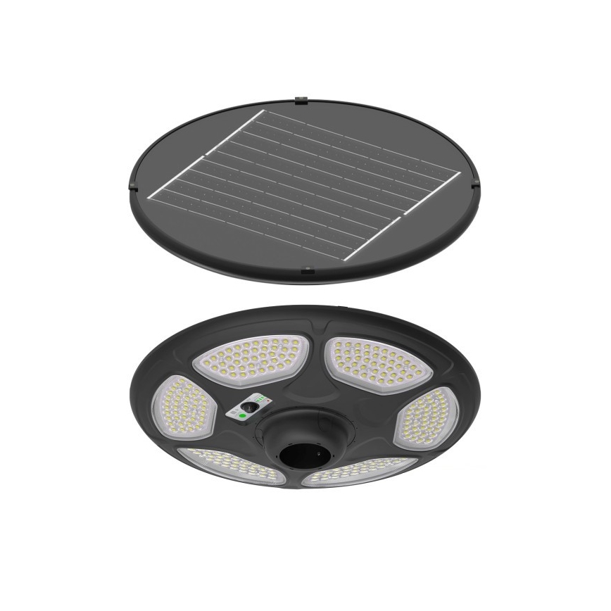 Saulės gatvės lempa su LED ir jutikliu SOLSUMI LED/25W/3,2V IP54 25000 mAh + nuotolinio valdymo pultas