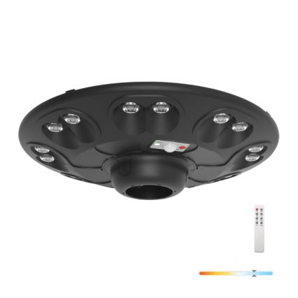 Saulės gatvės lemputė su jutikliu LUVIA LED/15W/3,2V 6500K IP54 5400 mAh + nuotolinis valdymas
