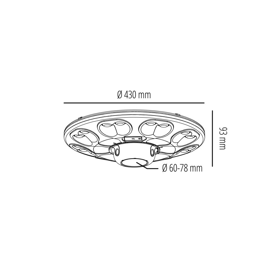 Saulės gatvės lemputė su jutikliu LUVIA LED/15W/3,2V 6500K IP54 5400 mAh + nuotolinis valdymas