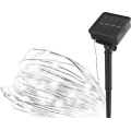 Saulės girlianda 120xLED/2,4W/1,2V 12m IP44 600 mAh šaltai balta