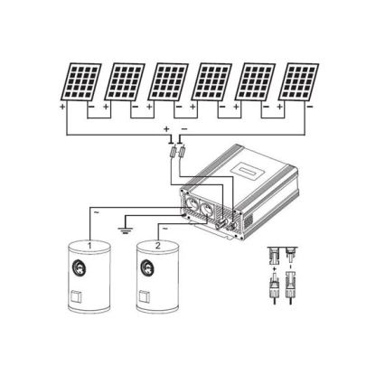 Saulės inverteris skirtas vandens šildymui ECO Solar Boost Evo MPPT-4000 4kW PRO