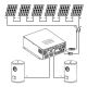 Saulės inverteris vandens šildymui ECO Solar Boost MPPT-3000 3,5kW PRO