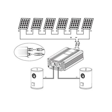 Saulės keitiklis vandens šildymui ECO Solar Boost Evo MPPT-4000 4kW