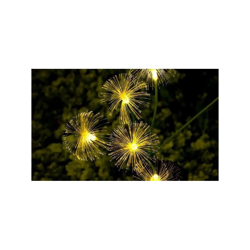 Saulės LED dekoratyvinis šviestuvas su jutikliu 6xLED/1,2V 3000K 77 cm 600 mAh IP44