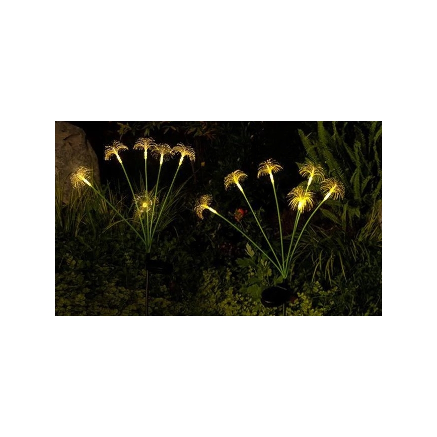 Saulės LED dekoratyvinis šviestuvas su jutikliu 6xLED/1,2V 3000K 77 cm 600 mAh IP44