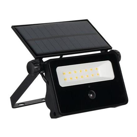 Saulės LED prožektorius su jutikliu LED/20W/5,5V 2600 mAh IP65