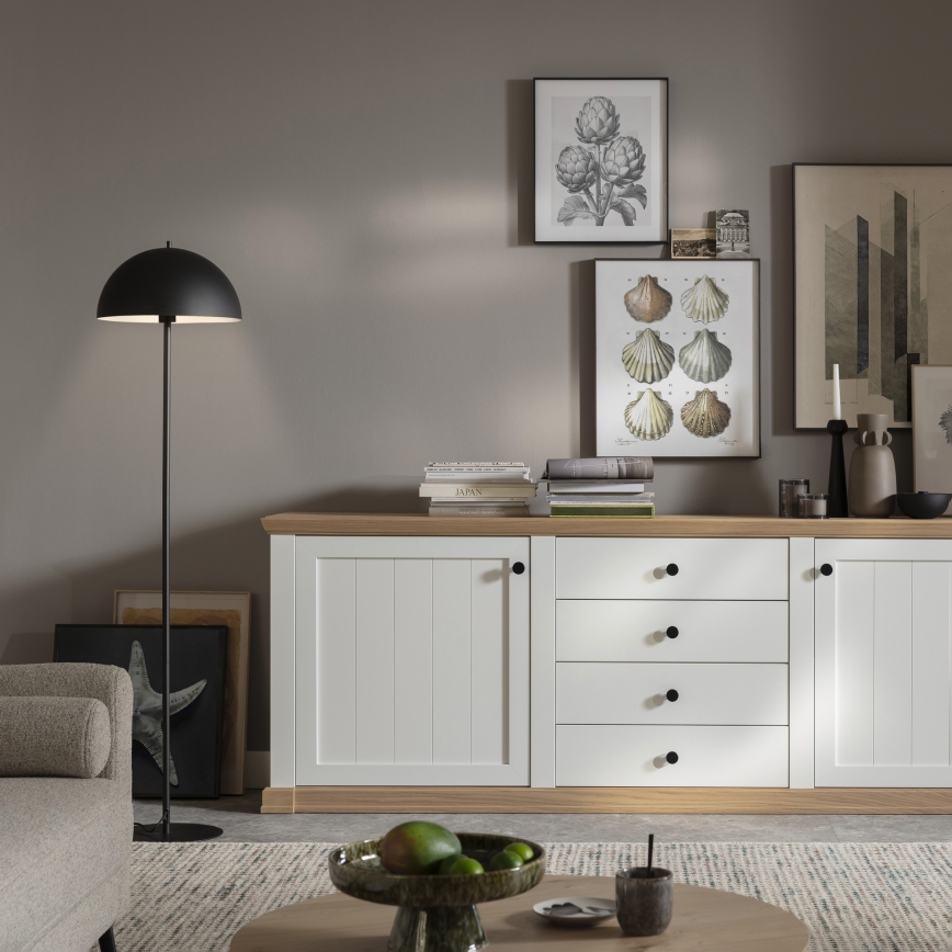 Schöner Wohnen 11727-18 - Grindinė lempa ALI 1xE27/25W/230V juoda