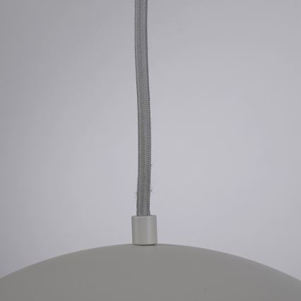 Schöner Wohnen 11728-39 - Pakabinamas šviestuvas ALI ant laido 1xE27/25W/230V Ø 38 cm pilka