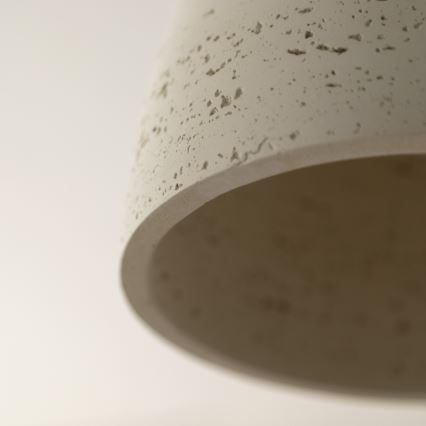 Schöner Wohnen 12541-42 - Pakabinamas šviestuvas TRAVENTA su laidu 3xE27/40W/230V, betoninis