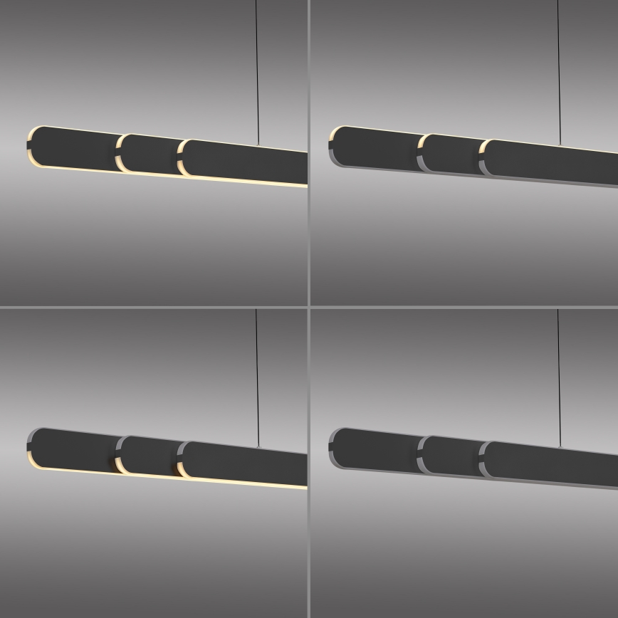 Schöner Wohnen 12577-18 - LED dimeriuojamas pakabinamas šviestuvas ADRIANA ROUND ant laido 2xLED/24W/230V 2700/3000/3500/4000/5000K juodas