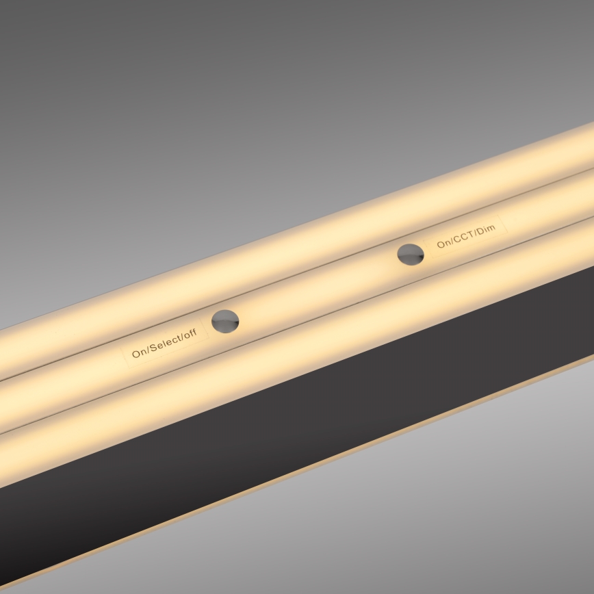 Schöner Wohnen 12577-18 - Dimeriuojamas pakabinamas šviestuvas ant kabelio ADRIANA ROUND 2xLED/24W/230V 2700/3000/3500/4000/5000K 160 cm juoda