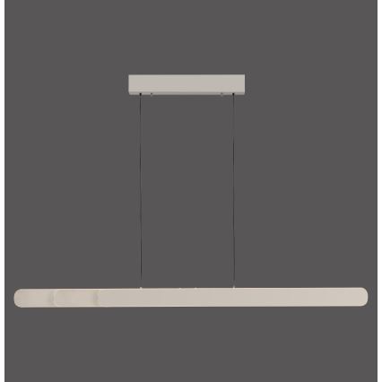 Schöner Wohnen 12577-39 - Dimeriuojamas LED pakabinamas šviestuvas ant laido ADRIANA ROUND 2xLED/24W/230V 2700/3000/3500/4000/5000K 160 cm pilka