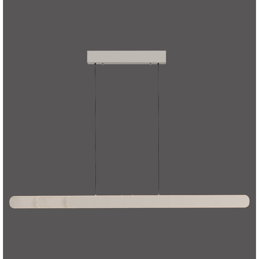 Schöner Wohnen 12577-39 - Dimeriuojamas LED pakabinamas šviestuvas ant laido ADRIANA ROUND 2xLED/24W/230V 2700/3000/3500/4000/5000K 160 cm pilka